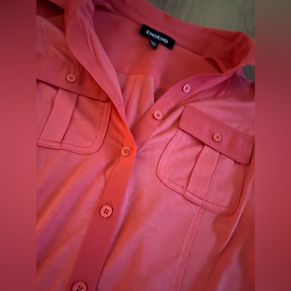 Bebe Button Down - Picture 2 of 4